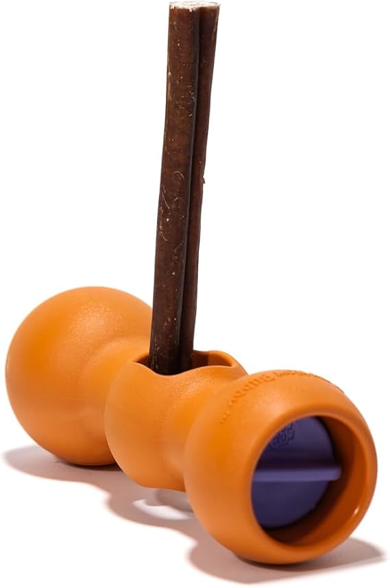 Bow Wow Labs Bow Wow Buddy Safety Device | Bully Stick Holder for Dogs | Made in the USA | Dishwasher Safe (XS)
