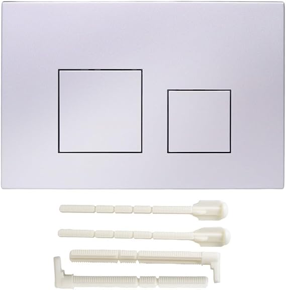 for Geberit Sigma01 Sigma20 Sigma21 Sigma30 Sigma50 UP300 Actuator Plate Dual-Flush Actuator Plate for Concealed Cisterns(Gold)(Silver)