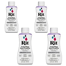 Rit Dyes Fixative Liquid 8 oz. Bottle [Pack of 4 ]