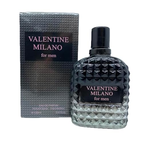 Valentine Milano Mens Cologne 3.4 Fl. Oz. Eau de Parfum Spray
