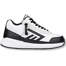 SpecialKids.Company Billy Adaptive Footwear for Toddlers, Goat Hoop High Top, PU, AFO Friendly FlipTop Wraparound Zipper & Laces