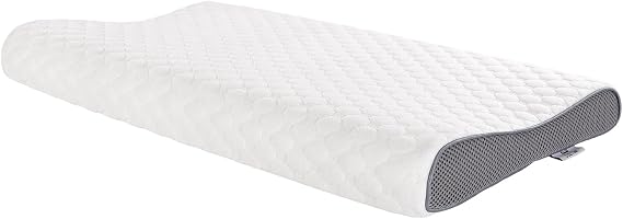 SUQ I OME Slim Sleeper Memory Foam Pillow, 23.6x13.7x2.4/1.9inch