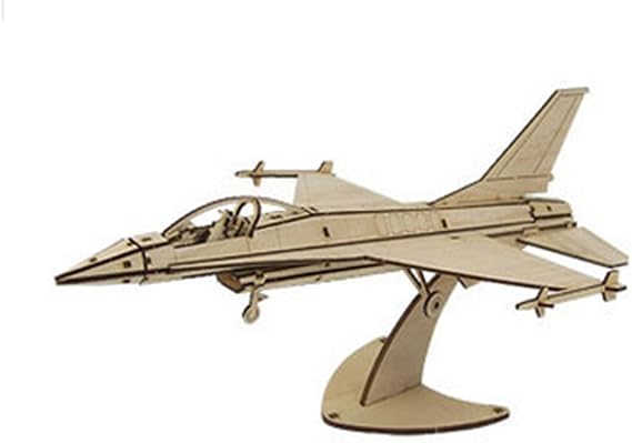 Desktop Wooden Model Kit F-16 Falcon/ YG716