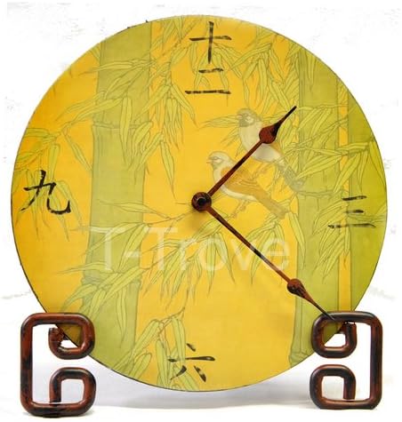 T-Trove Chinese Bamboo Desk Clock