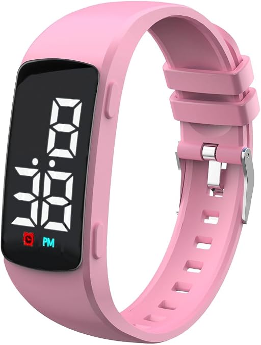 8 Alarm Silent Vibrating Alarm Watch Waterproof Medical Reminder Watch - with Timer and 8 Daily Alarms