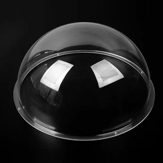 LOTOWELZON 3.15Inch/80mm Replacement Clear Acrylic CCTV Camera Dome Cover
