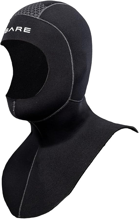 Bare 5mm S-Flex Hood, Black, XS