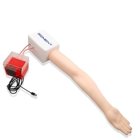 Ultrasound-Guided Vascular Puncture Simulation Arm Model | Radial Artery Puncture Model, PICC Line Insertion Model, and Venous Access Training Phantom for Medical Practice
