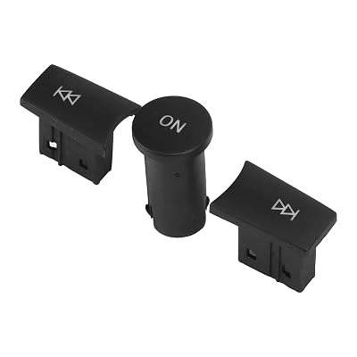 Fydun 3PcsSet Audio Volume Control Knob Button Adjust Control Button Knob for Benz C-Class W204 2007-2009 GLK-Class X204 2008-2012Matte
