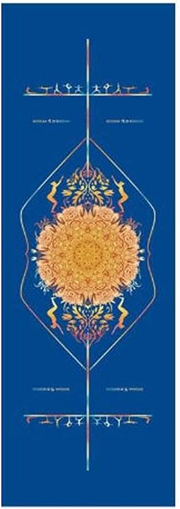 Yoga Mat Microfiber Towel-72 x25, Absorbent, Non-Slip,Lightweight for Yoga, Pilates, Fitness YAM01 (Dark Blue 5)