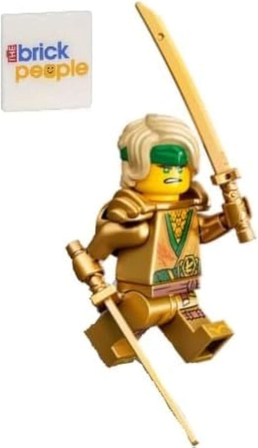 Lego Ninjago: Lloyd Garmadon Golden Ninja with 2 Shamshah Swords