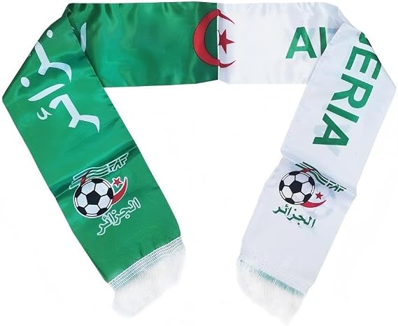 2-Pack Soccer National Team Scarf Flag Design,Unisex Match Day Accessory for Stadium, Watch Party & Celebration