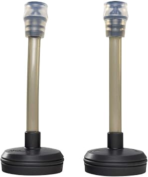 NATHAN NS4596 Hydration Bottle, Portable Water Bottle, Extended Straw, 2 Pack, Running, Trail Running