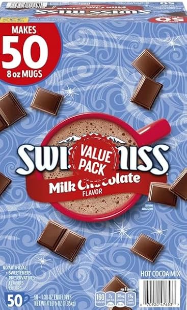 Milk Chocolate Hot Cocoa Mix Packets, 50 Count