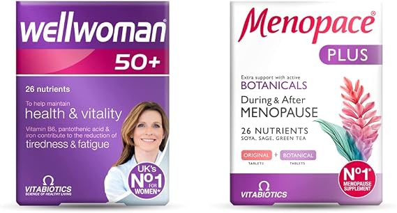 Wellwoman 50+ Support Pack with Menopace Plus