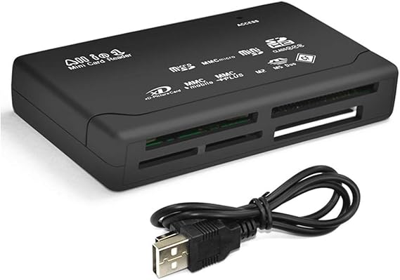 Alfais 4296 Usb Hub Micro Sd Xd Mmc Ms Cf Tf Mini M2 Combo Card Reader
