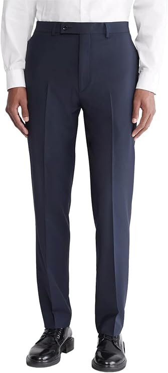 Calvin Klein Men's Slim Fit Separates Business Suit Pants Set, Navy, Regular