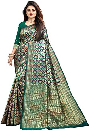 Women's Designer Banarasi & Kanjeevaram Silk Saree for Women (Kavya)