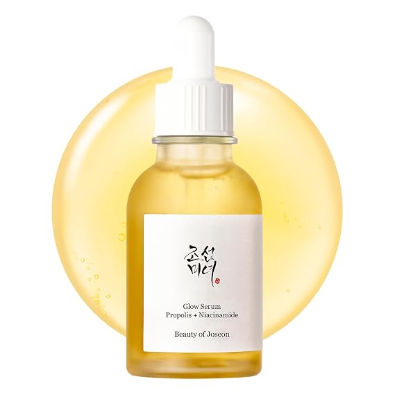 Beauty of Joseon Glow Serum Propolis and Niacinamide Hydrating Facial Soothing Moisturizer for Irritated Uneven Skin Tone, Korean Skin Care, 60ml, 2 Fl.Oz