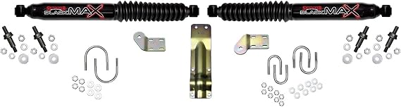 Skyjacker 8270 Dual Steering Stabilizer Kit (for Dodge Ram 1500/2500/3500 - Black)