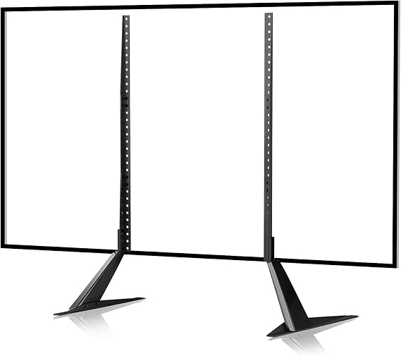 Suptek Universal TV Stand Base TV Leg with 3 Height Adjustment for Most 27-85 Inch LED, LCD TVs, Replacement Table Top TV Riser Base, Holds up to 50KG Max VESA 1000 x 800mm