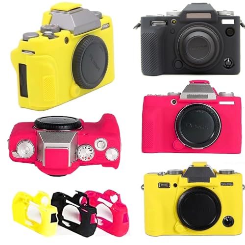 Case for Fujifilm Fuji X-A3X-A5X-A10 Digital Camera, Soft Silicone Protective Cover Housing Rubber Body Skin for Fuji XA3XA5XA10 Mirrorless Camera Bag Black