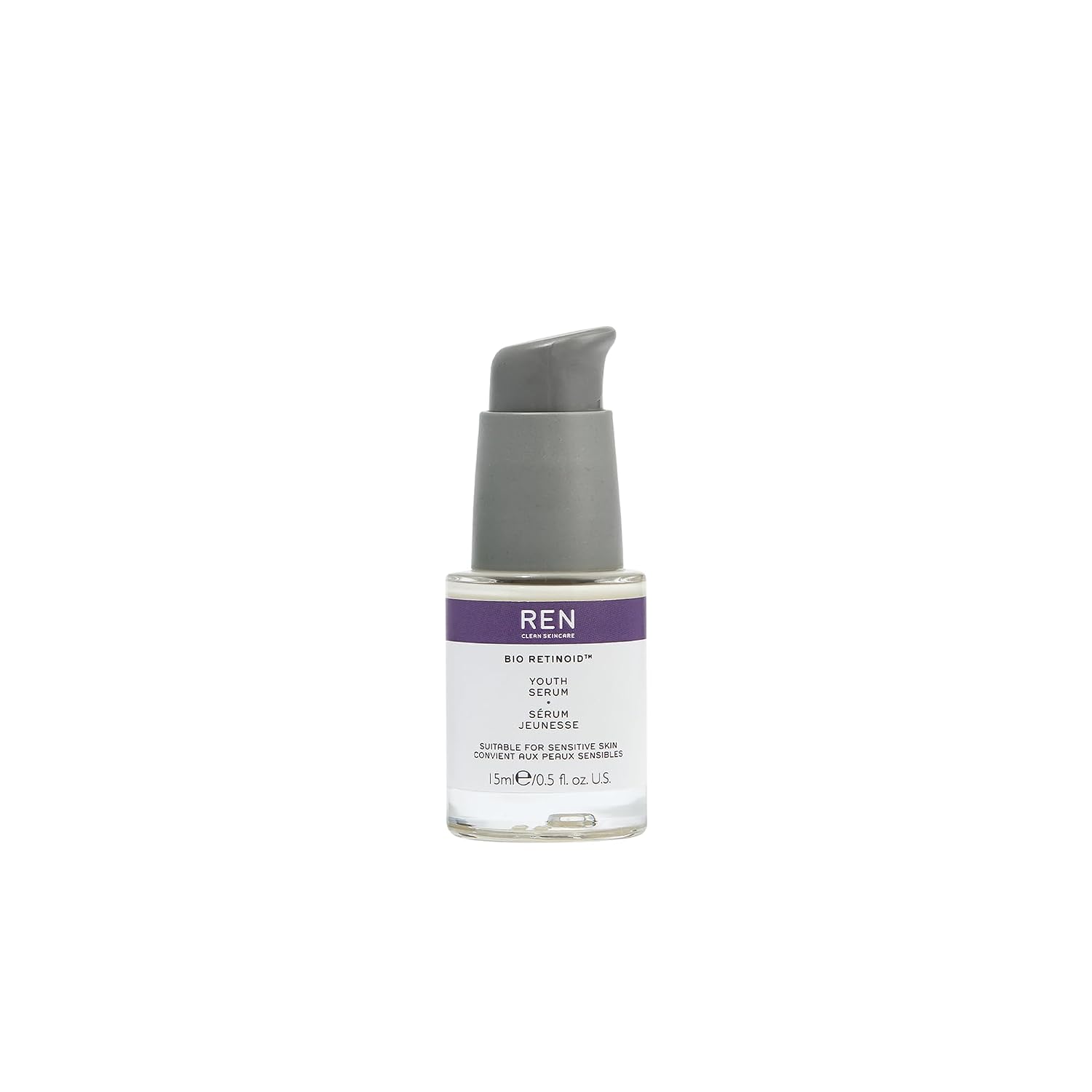 REN Clean Skincare Bio Retinoid Youth Serum, Vegan Plant-Derived Healthy Aging Serum, Clinically Proven to Reduce Fine Lines and Wrinkles After 7 Days, Suitable for Sensitive Skin