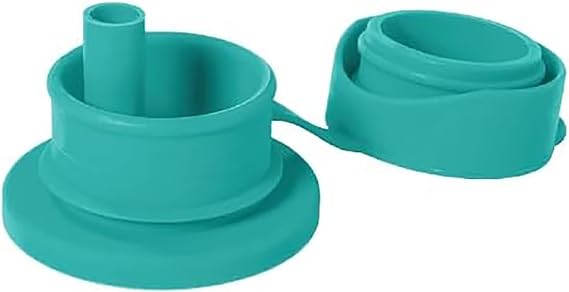 Pura Sport Big Mouth Straw Top - Leak-Proof Silicone, Plastic-Free