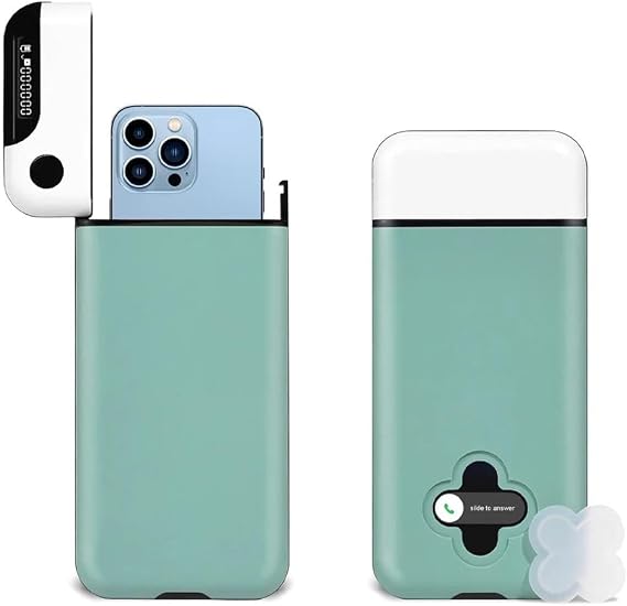 Phone Lock Box with Timer, Portable Cell Phone Lock Box, Time Lock Box for Phone and Android Phone, Help Kids,Students, Adults Focus Back,Prevent Excessive Games, Mobile Phone Addiction