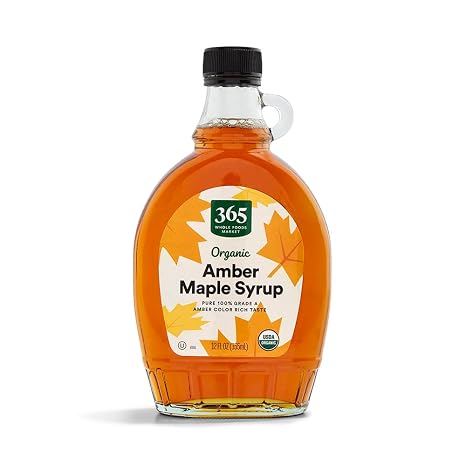 365 by Whole Foods Market, Organic Grade A Amber Maple Syrup, 12 Fl Oz