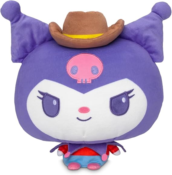 TeeTurtle Cloudheads Cowgirl Kuromi Sanrio Cuddly 8 Inch Plushie