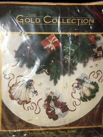Dimensions Gold Collection Counted Cross Stitch Kit 8474 Mystical Angel Tree Skirt