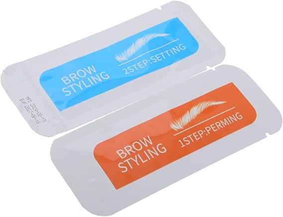 Instant Brow Lamination Kit Set with Fast-acting Eyebrow Setting Agent DIY Brow Lamination Pack Suitable for Home and Professional Beauty Use