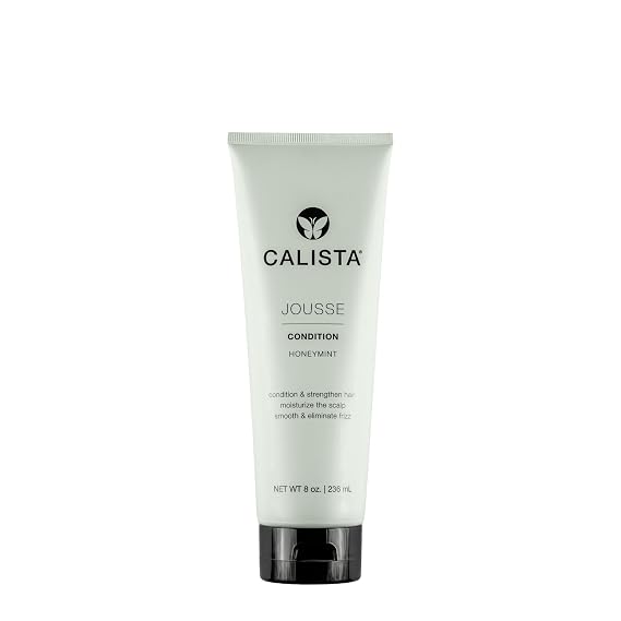 Calista JOUSSE Hydrating Conditioner, Repairs & Volumizes, 8 oz | Repairs damage, restores elasticity, boosts volume w/ rice & wheat proteins, keratin amino acids; Honeymint Blend scent