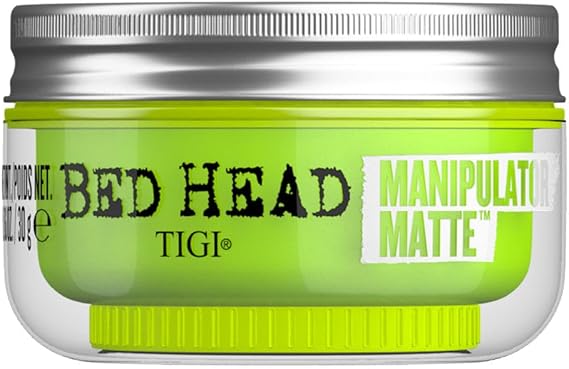 Bed Head by TIGI Manipulator Matte Hair Wax Paste, 57g | Strong Hold Styling Paste for Short to Medium Hair, Matte Finish with Texture & Definition