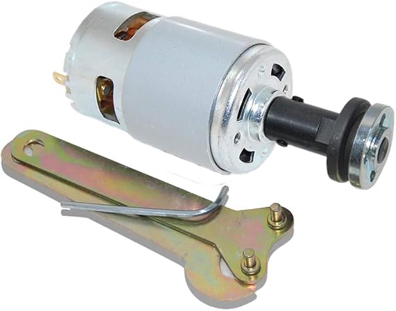 775 DC Motor 12V/24V Gear Motor Double Ball Bearing Large Torque with M10 Saw Balde Connecting Rod for DIY Parts