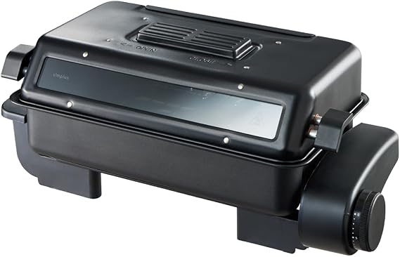simplus Multi Roaster Fish Roaster Fish Grill Double-Sided Grilling Deodorizing Filter Baked Fish Double-Sided Heater with Timer SP-FRS01 Matt Black simplus