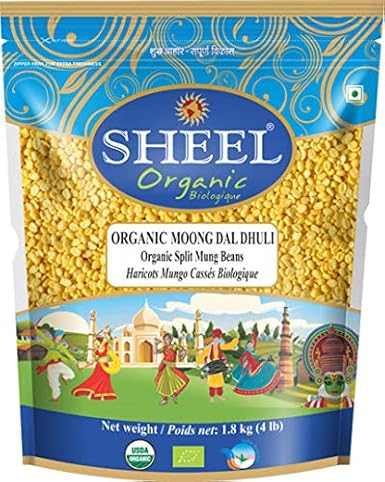 Sheel Organic Moong Dal Dhuli 4 lbs