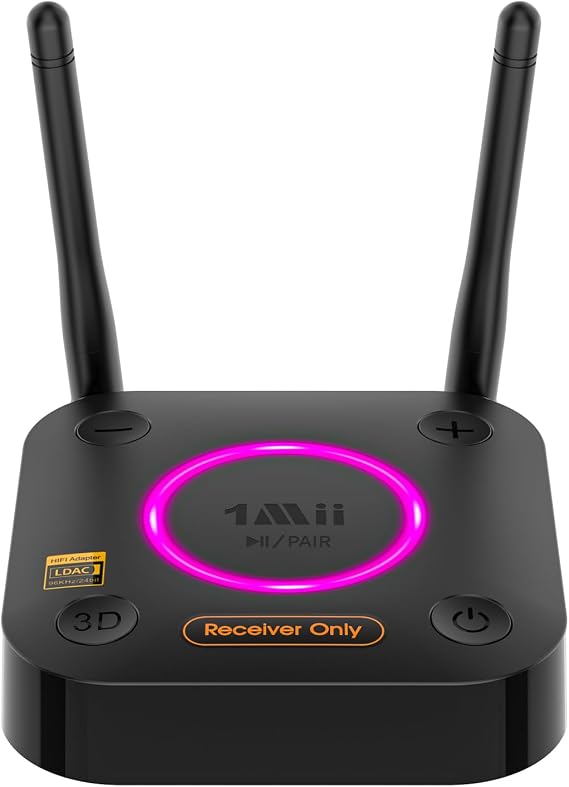 1Mii B06Ultra Bluetooth 5.3 Receiver LDAC Hi-Res Audio with HiFi DAC aptX HD/LL