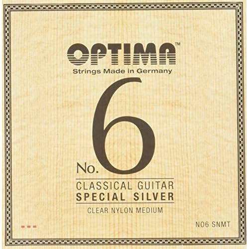 OPTIMA Classical Guitar Strings Set No. 6 Special Silver Nylon Medium NO6.SNMT