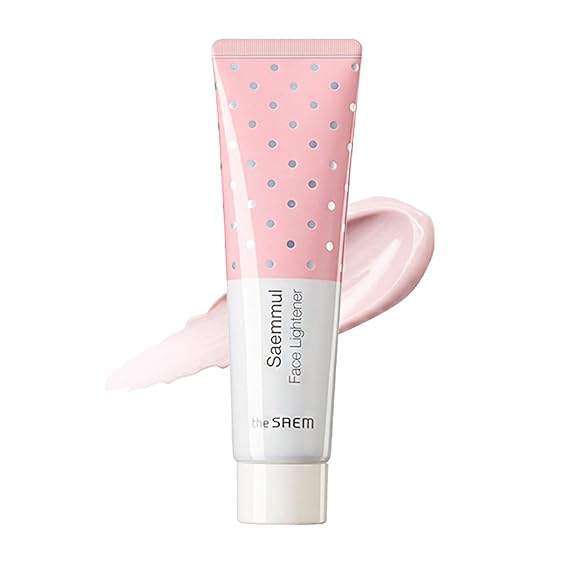 [the SAEM] Saemmul Face Lightener (SPF30/PA++) 30ml (#2 Pink Light) - Skin Tone up Makeup Base, Darkness Coverage Moisturizing Finish Makeup Base without Sticky