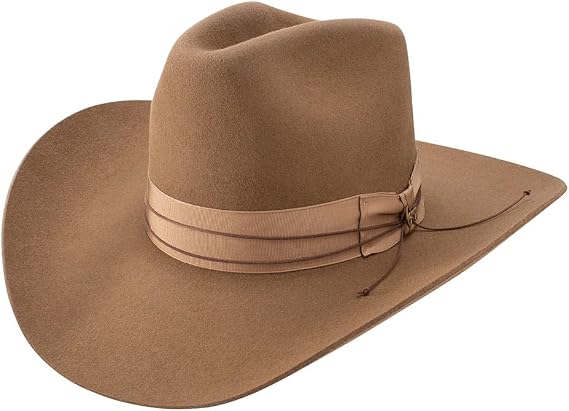 Stetson Hats Enigma Pecan 4in Brim Precreased Hat Pecan L