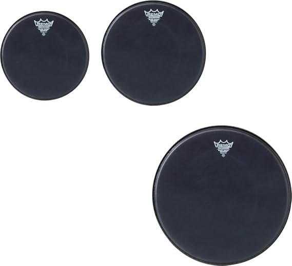 Remo Emperor Black SuedeTM Drumhead Pack