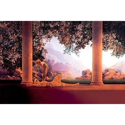 AllPosters Wall Art Print Daybreak by Maxfield Parrish, 36x24