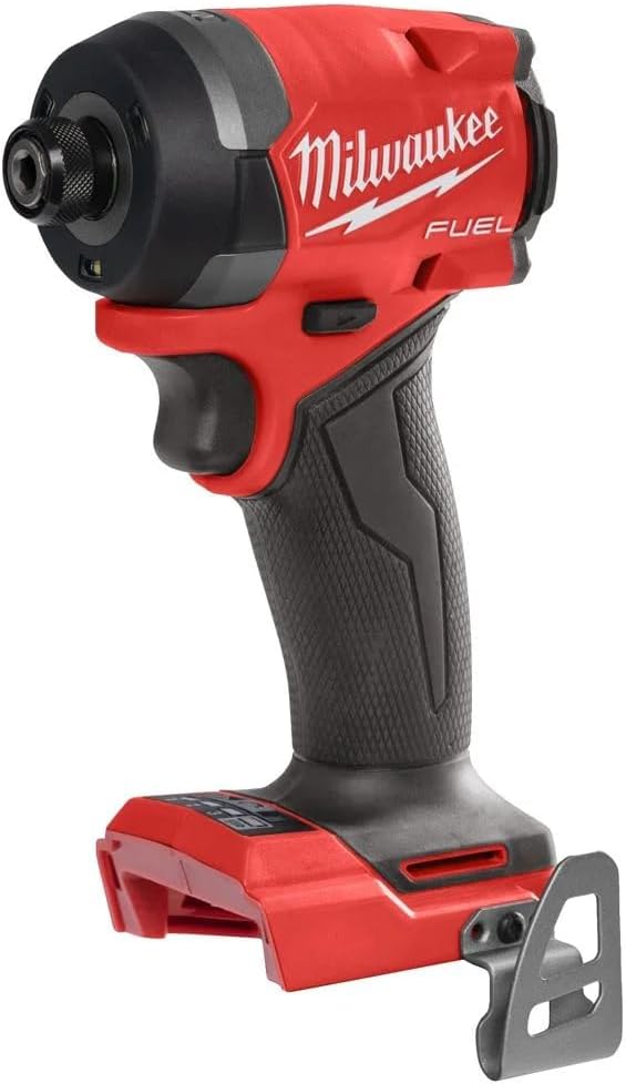 Milwaukee 2953-20 18V Lithium-Ion Brushless Cordless 1/4'' Hex Impact Driver (Bare Tool), Red