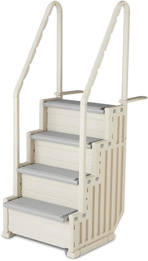 Confer Plastics STEP1X Swimming Pool 4 Steps Entry System - Grey