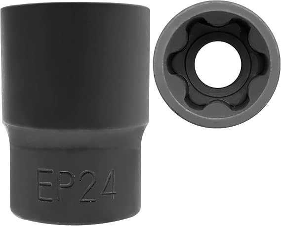 ZKTOOL EP Socket EP24 6 Point 1/2'' Drive External Torx Plus Socket