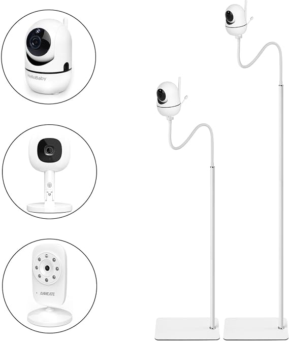 68.8" Adjustable Height Baby Monitor Floor Stand Holder for HelloBaby HB6550/HB65/HB6558/HB66/HB248,Nanit Pro Smart Baby Monitor & Flex Stand,ANMEATE SM935E/SM650,Bonoch Baby Camera