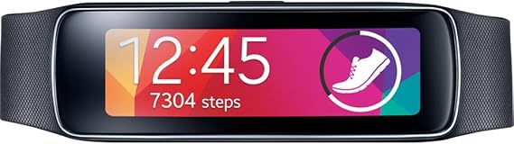 Samsung Gear Fit Smart Watch, Black (US Version)