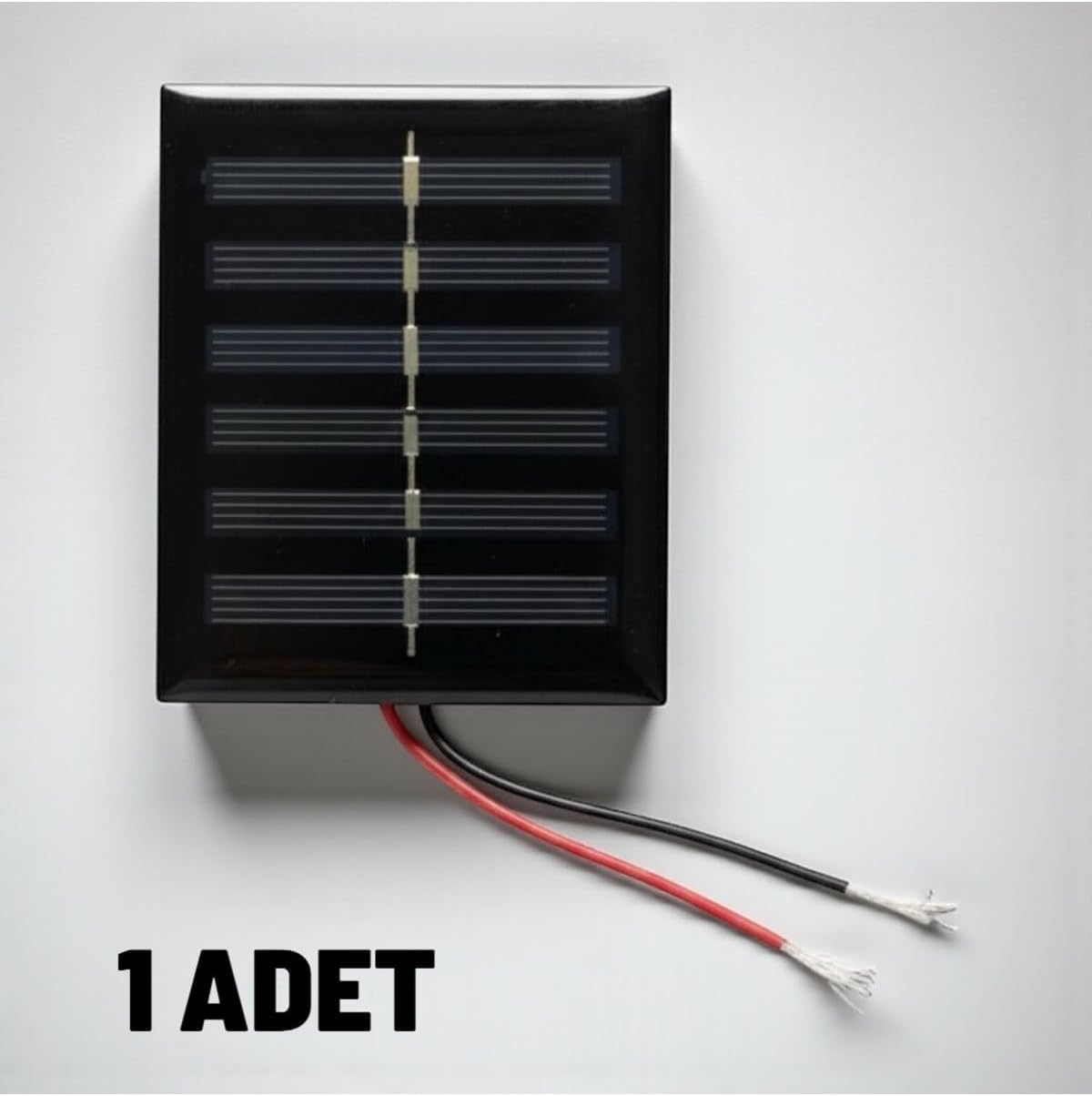 Beimo Solar Güneş Paneli 6V, 10x10x1 cm, Kablolu, 1 Adet